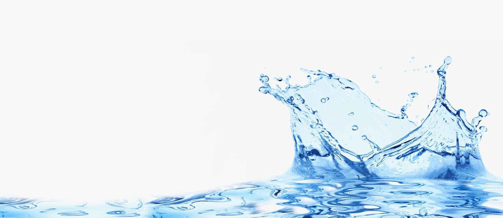 Clear water splash