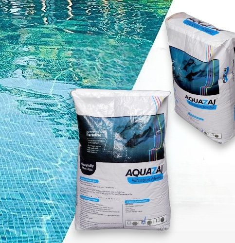 AQUAZAJ glass filtration media bags